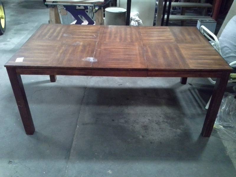 Wood Table with 6 chairs