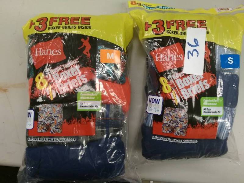 lot 36 image: New Boys Boxer Briefs