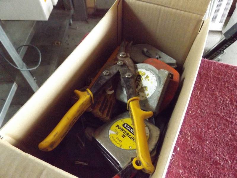 lot 53 image: Tape measures, tape sticks, chalk l...