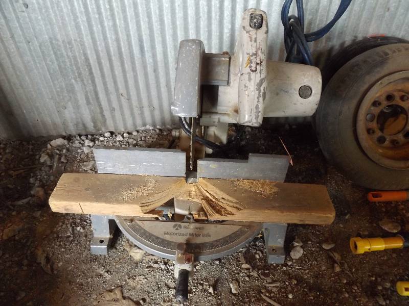 lot 159 image: Rockwelll miter boxmiter saw...