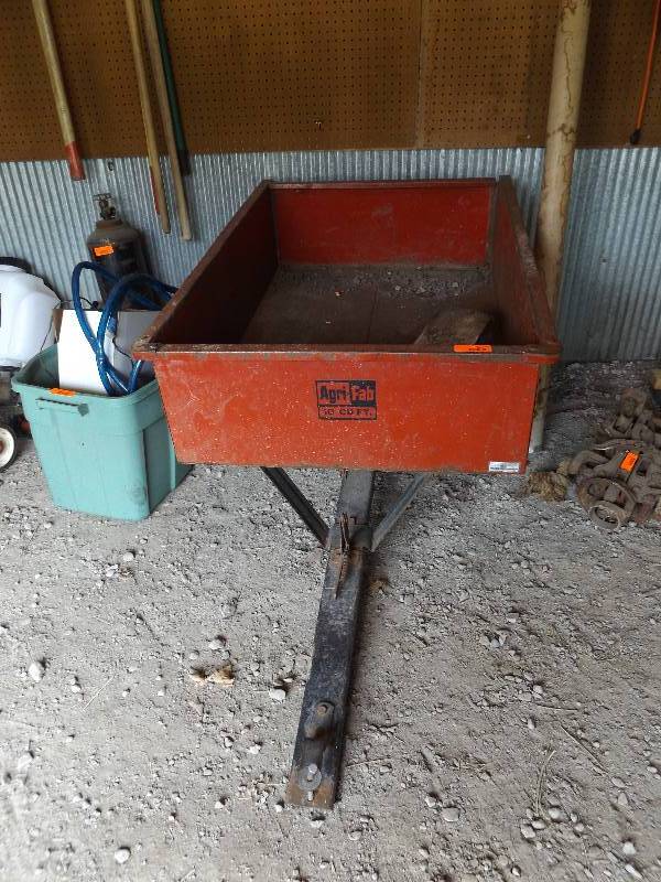 lot 166 image: Utility trailer, metal, 2 wheels, b...