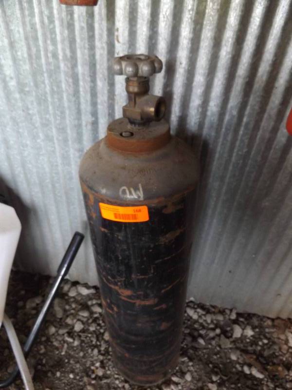lot 168 image: Acetylene tank...