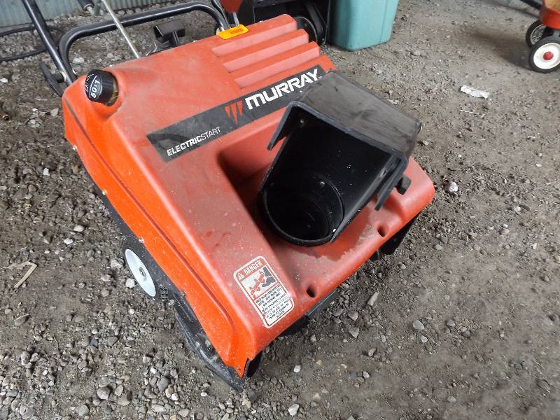 lot 175 image: Murray electric start snowblower, 4...