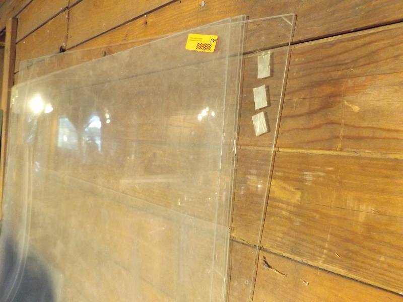 lot 250 image: Plexiglass - 4 4x8 sheets, and misc...