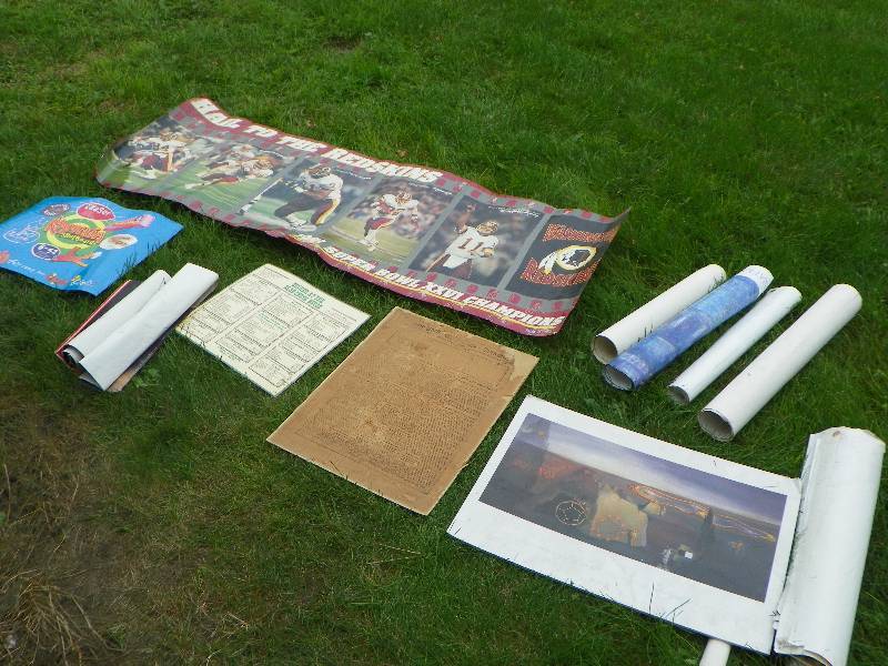 lot 190 image: Several retro posters...