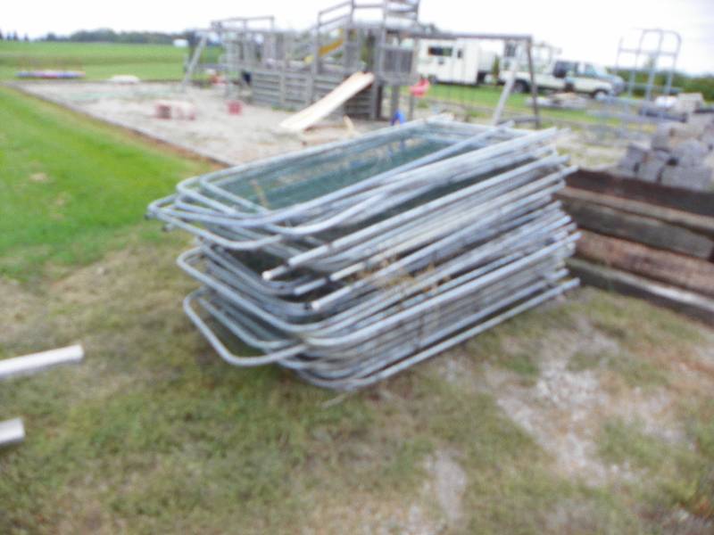 lot 222 image: Aluminum fence panels...