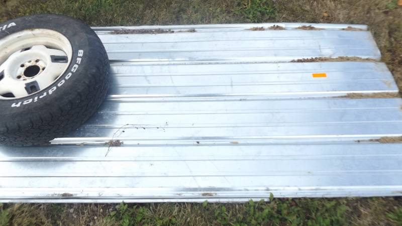 lot 203 image: Stainless steel sheeting...