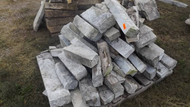 lot 377 image: Cut granite...