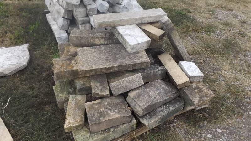 lot 378 image: Cut granite...