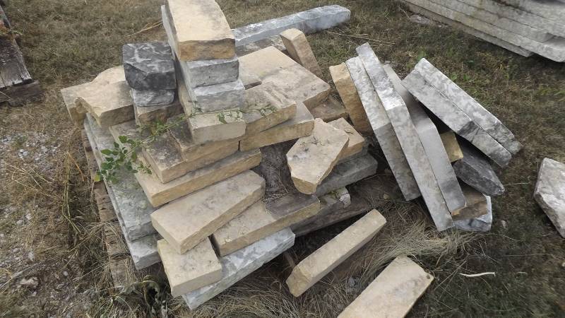 lot 379 image: Cut granite...