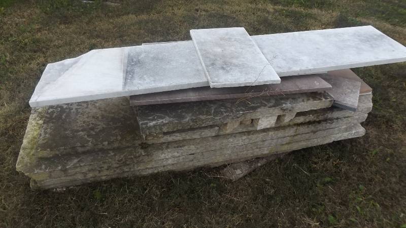 lot 380 image: Cut granite...