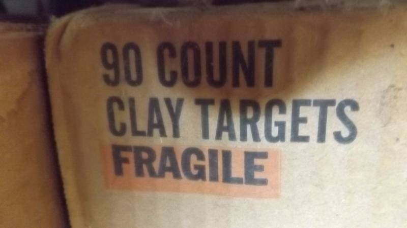 lot 438 image: Clay targets...
