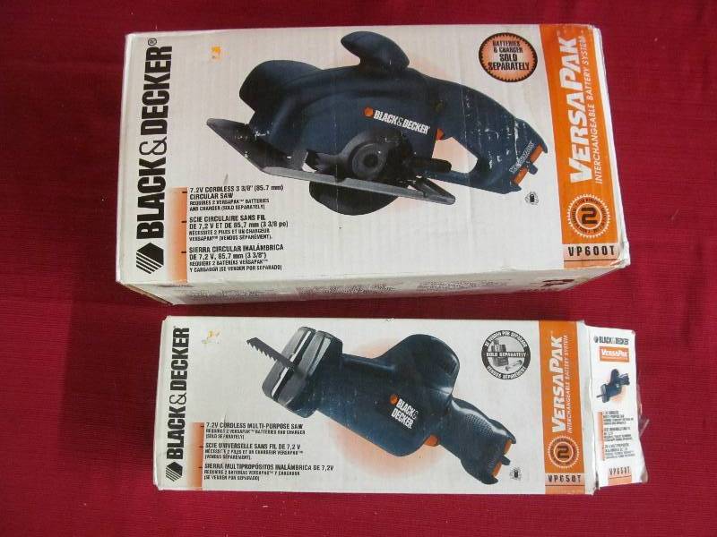 lot 139 image: Black & Decker Saws