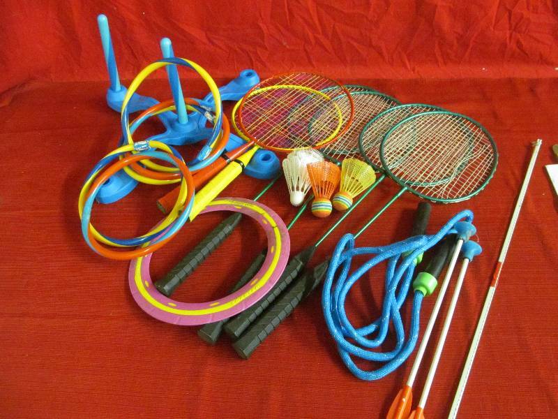 lot 144 image: Bad Minton RacketsBirdies