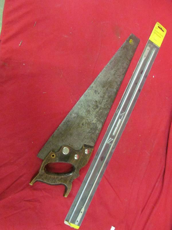 lot 255 image: Hand SawScreen Door Buckle