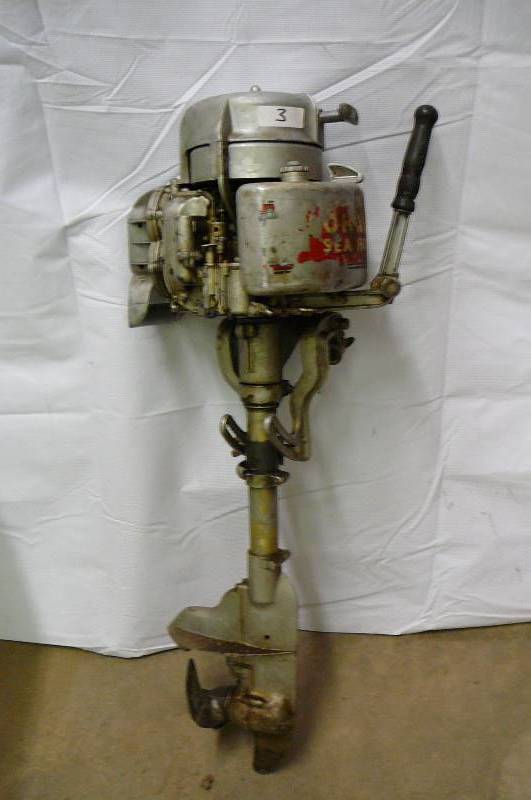 Vintage Johnson Sea Horse Turns over