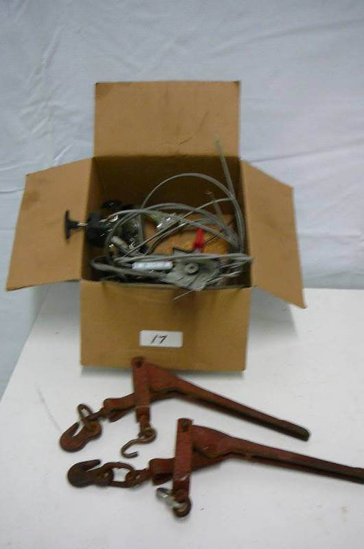 2- Chain Binder & Lawn mower Part Cables