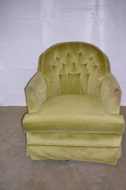 Green Swivel Rocking Chair