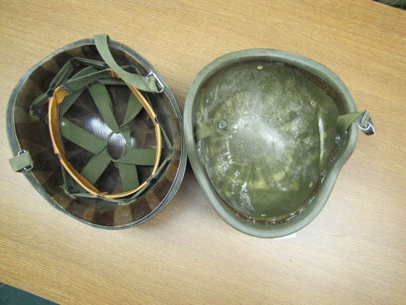 2 Steel Helmets