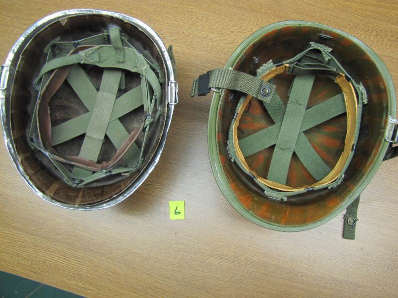 2 Steel Helmets