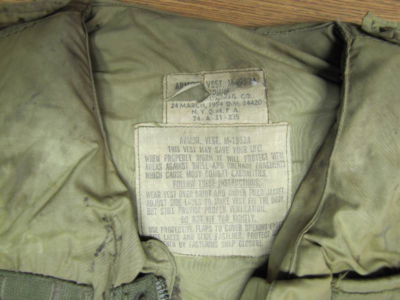 Flak Jacket & Helmet Liner