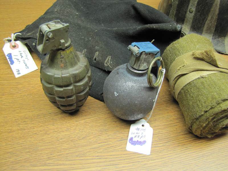 WW II Repro Hand Grenade Plus another Grenade