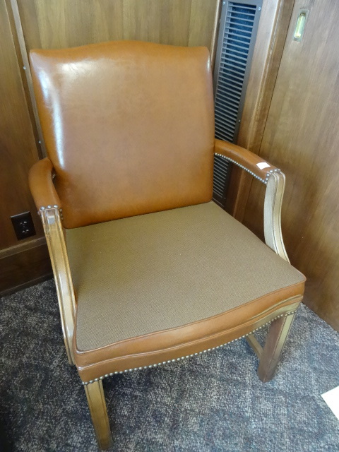 lot 176 image: Vintage wood frames side chair
