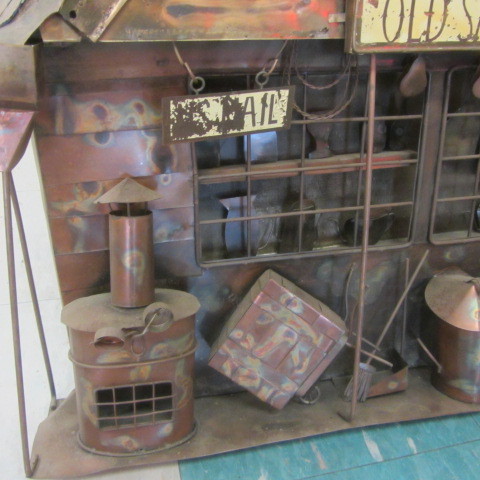 lot 105 image: Metal Storefront Decor