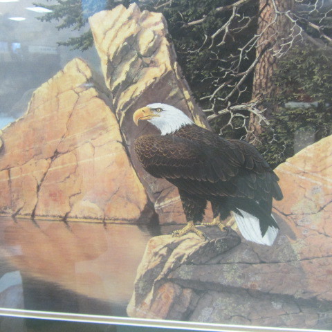 lot 54 image: Eagle Print & Figure