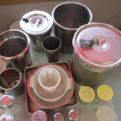 lot 60 image: Stainless Inserts, Shakers