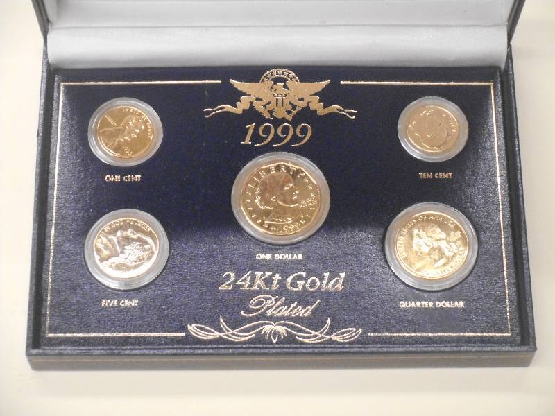 1999-24kt-gold-plated-us-coin-set-le-september-coins-comics