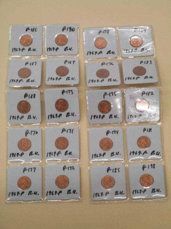 1969 P - Lincoln Memorial Cents - Q...