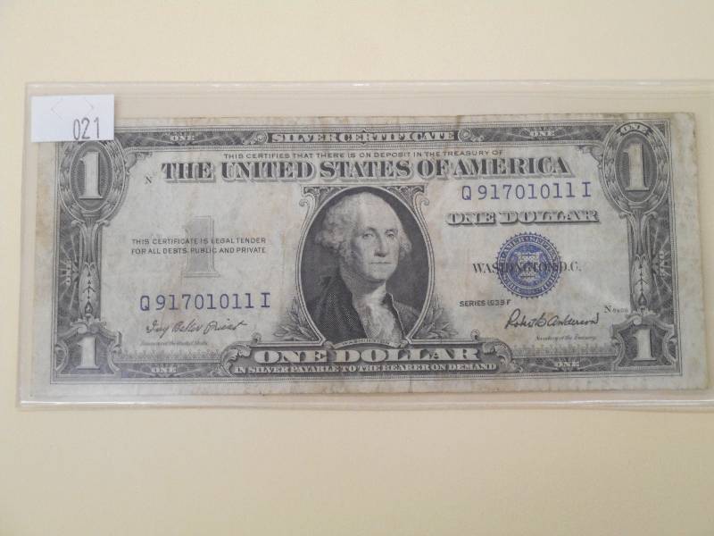 1935 F - One Dollar, $1.00 Silver C...