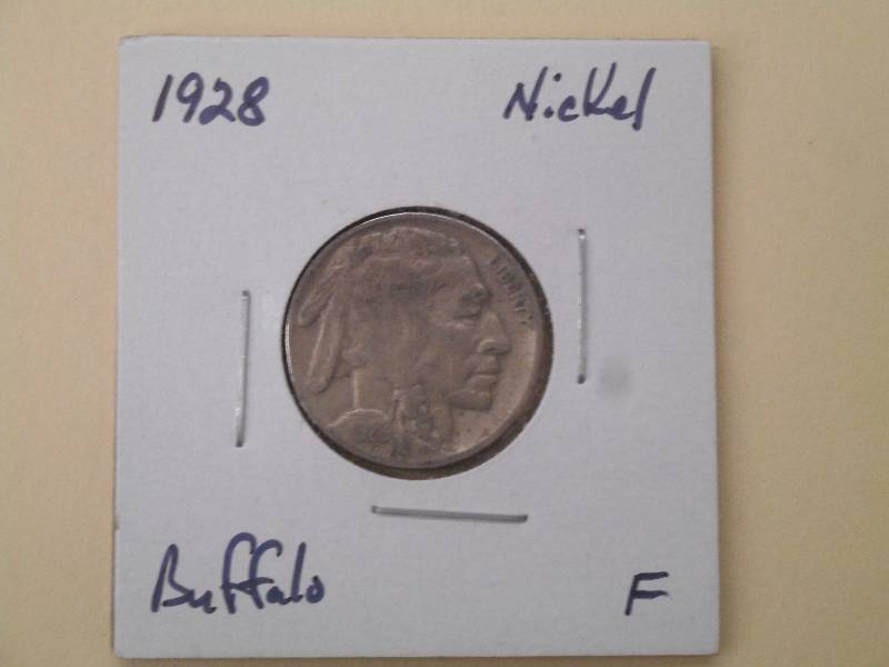 1928 P - Buffalo Head Nickel - Fine...