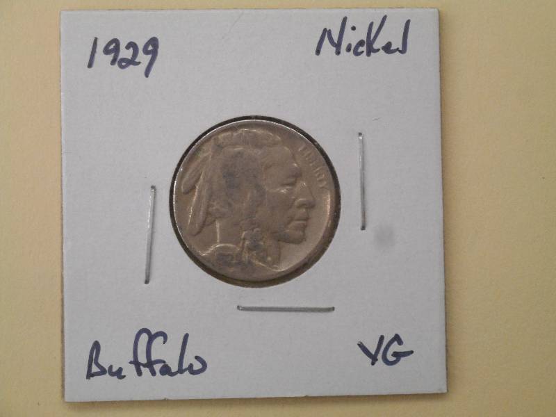 1929 P - Buffalo Head Nickel - Very...