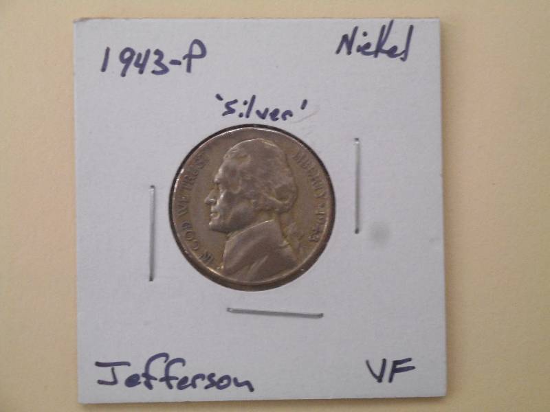 1943 P - Jefferson Silver WW II Nic...