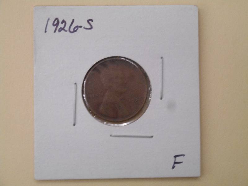1926 S - Lincoln Wheat Cent - Fine ...