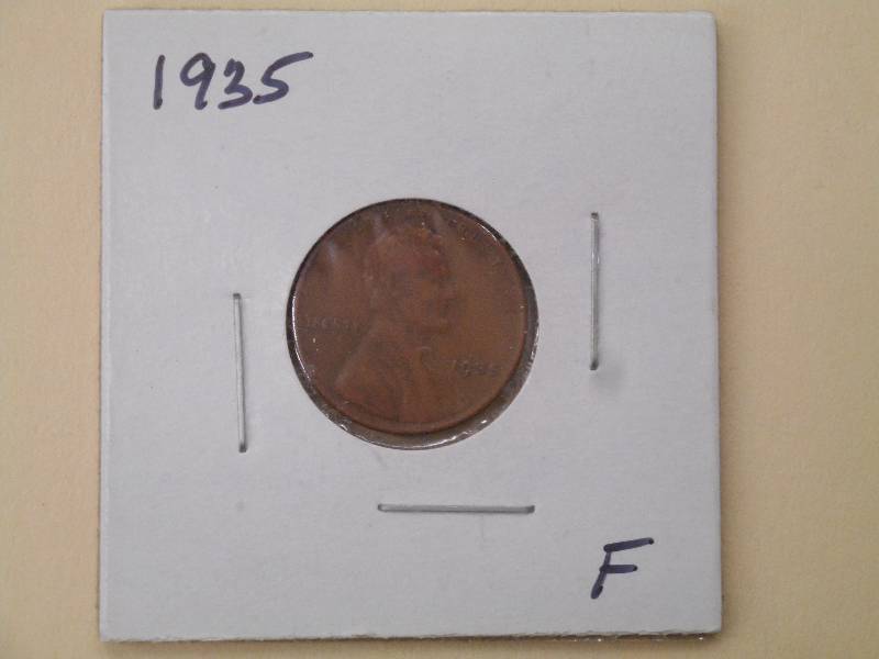 1935 P - Lincoln Wheat Cent - Fine ...