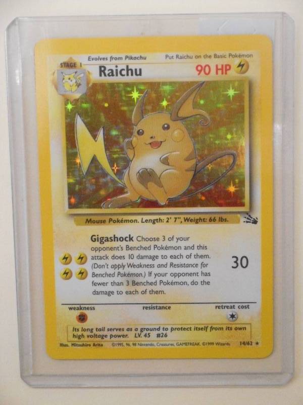 1999 Wizards, Pokemon Card, Raichu,...