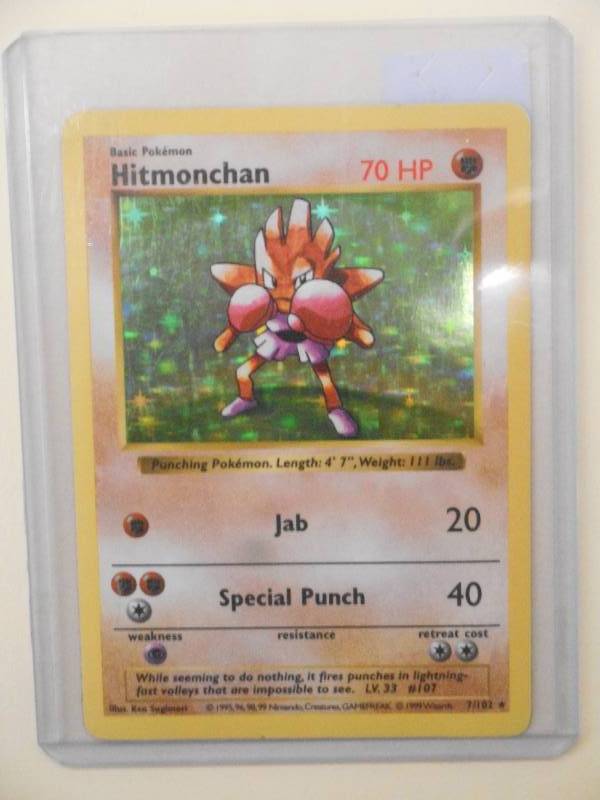 1999 Wizards, Pokemon Card, Hitmonc...