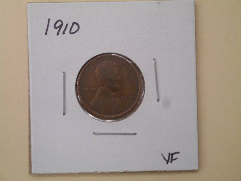 1910 P - Lincoln Wheat Cent - VF Gr...