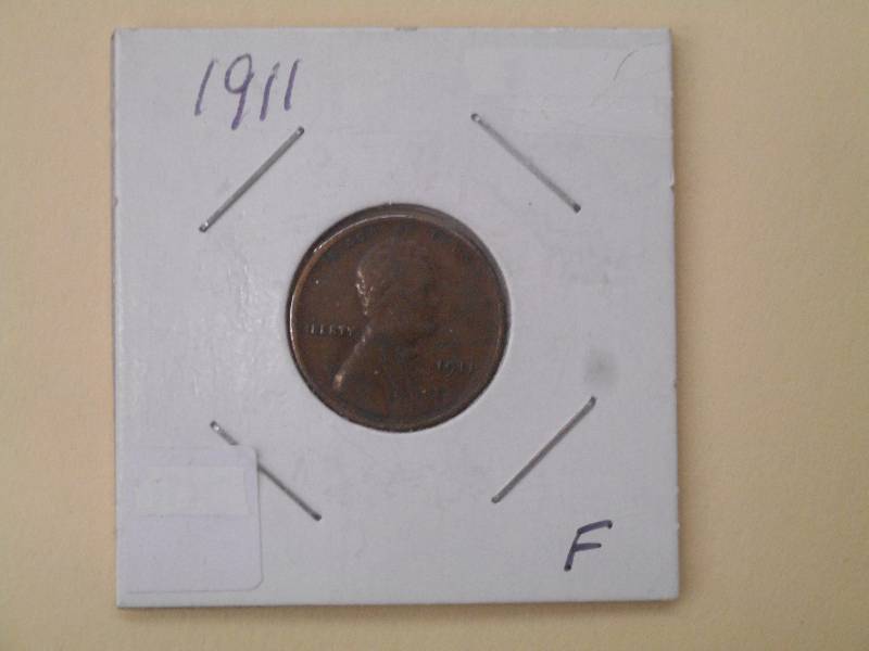 1911 P - Lincoln Wheat Cent - F Gra...