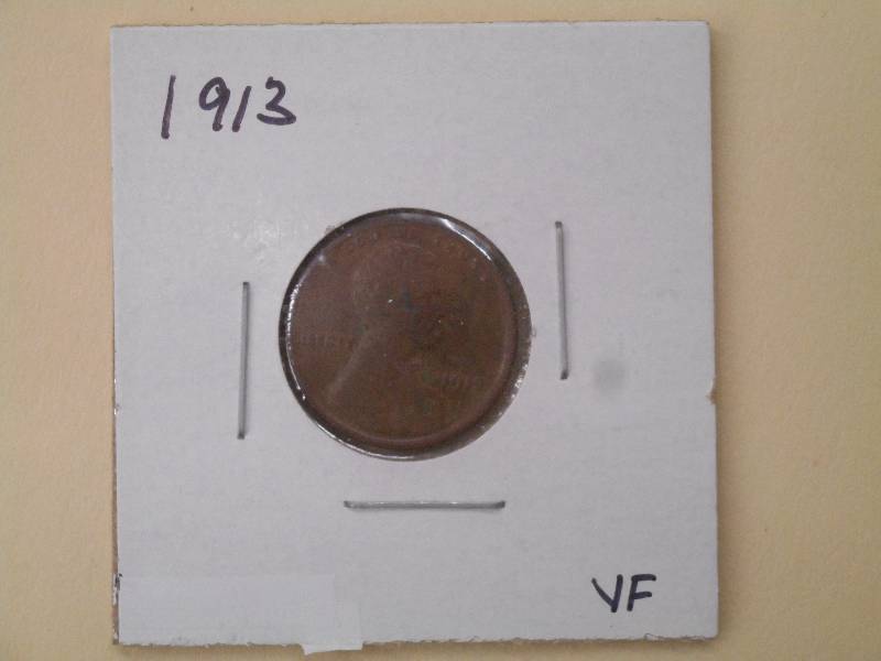 1913 P - Lincoln Wheat Cent - VF Gr...