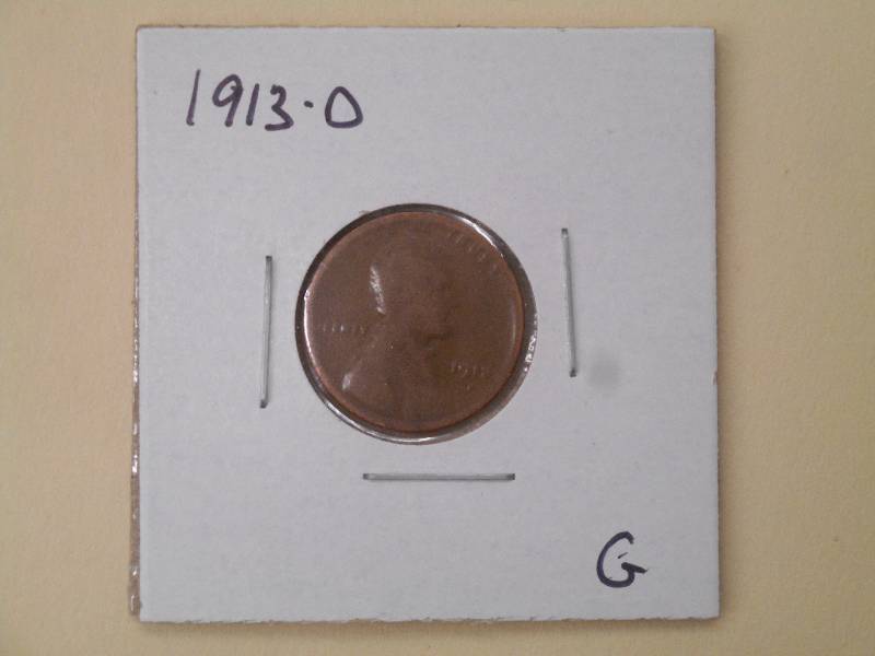1913 D - Lincoln Wheat Cent - G Gra...