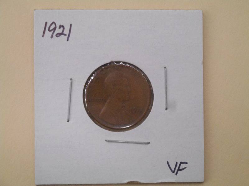 1921 P - Lincoln Wheat Cent - VF Gr...
