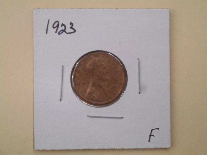 1923 P - Lincoln Wheat Cent - F Gra...