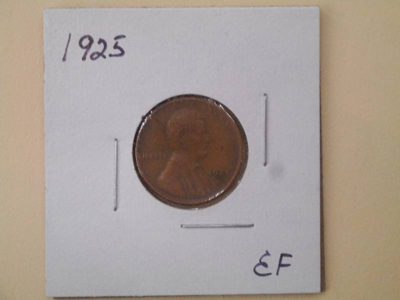 1925 P - Lincoln Wheat Cent - EF Gr...