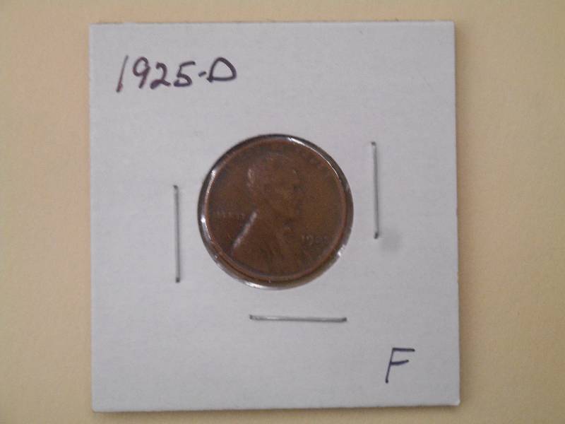 1925 D - Lincoln Wheat Cent - F Gra...