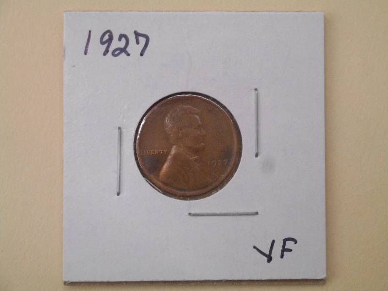 1927 P - Lincoln Wheat Cent - VF Gr...
