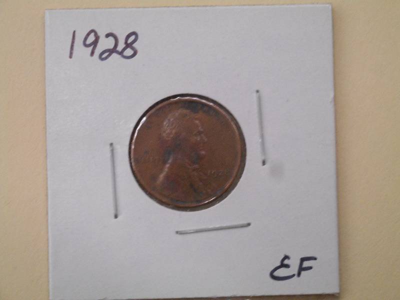 1928 P - Lincoln Wheat Cent - EF Gr...